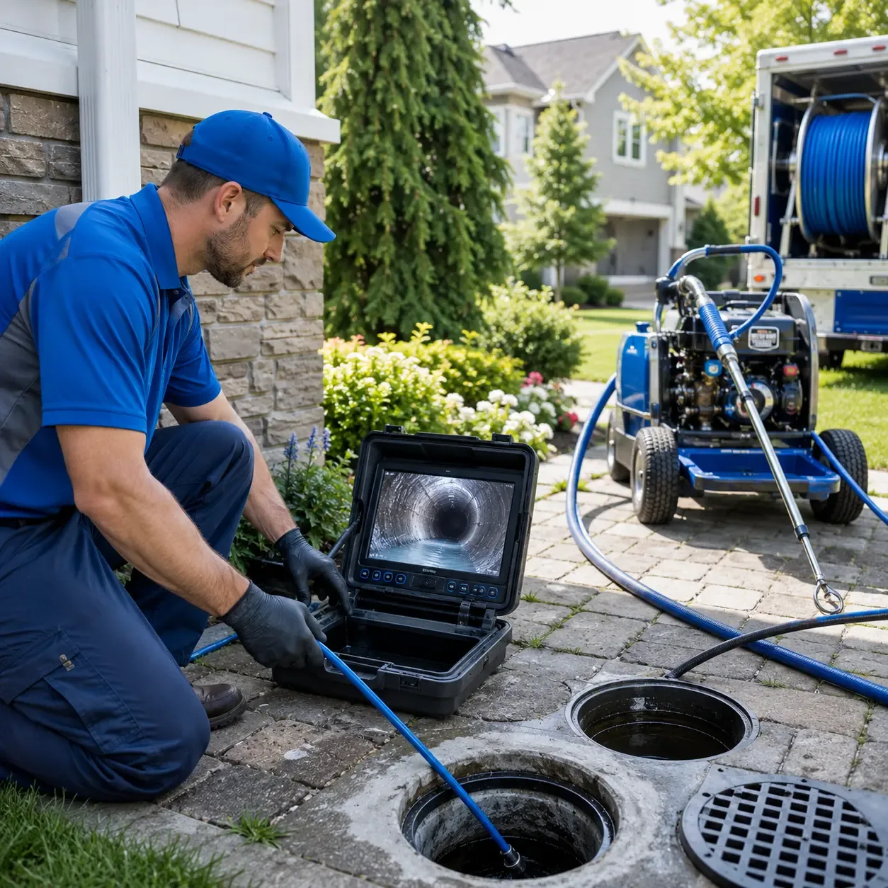 Outdoor drain cleaning professionals serving Cuyahoga Falls, OH